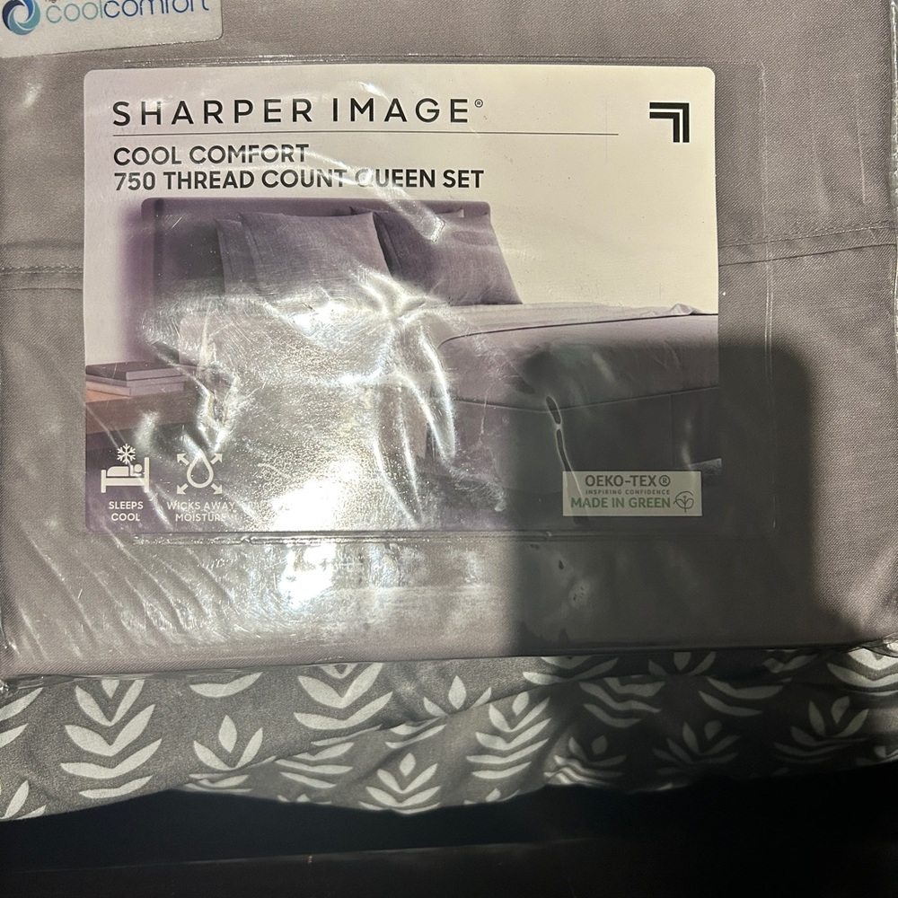 Sharper Image Cool Comfort Queen Sheet Set